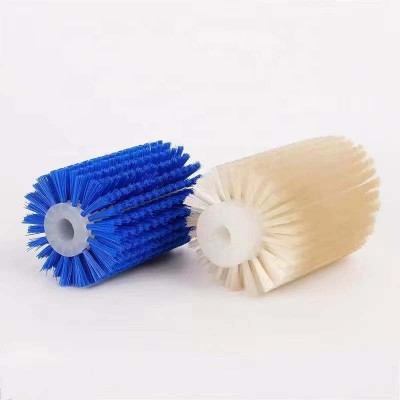 Industrial Nylon Roller Brushes With Plastic Core Custom Service Provided